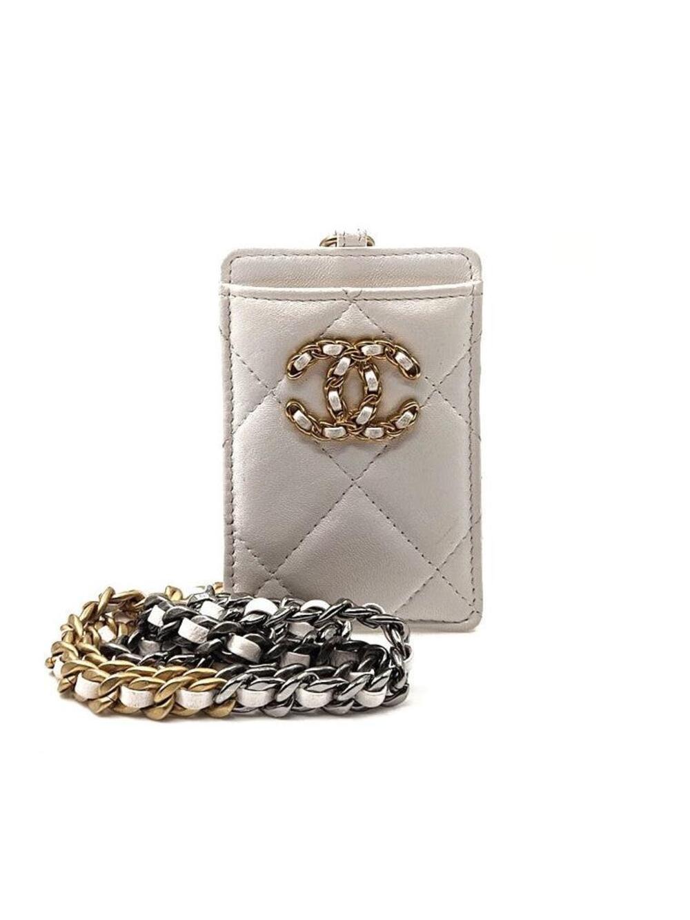 Chanel 19 Chain Card Holder Crossbody #352653F80B
